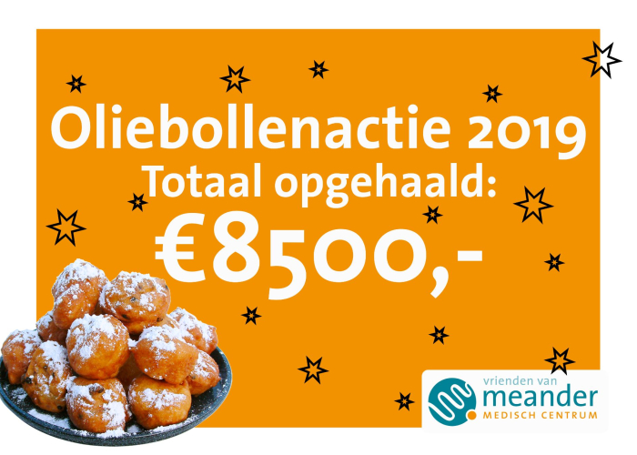 Geslaagde oliebollenactie voor IC Patienten in Meander Medisch Centrum
