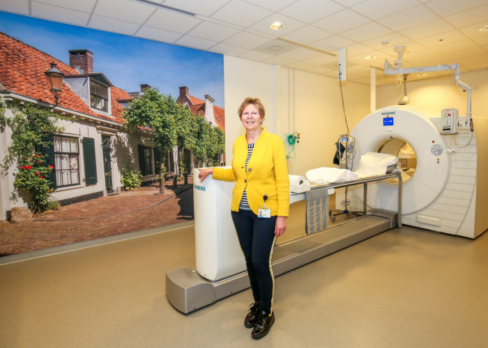 Meer sfeer in ruimtes PET-CT scanners