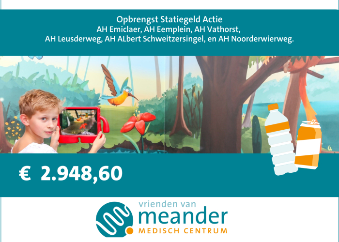 Opbrengst Albert Heijn Amersfoort statiegeldactie 2025