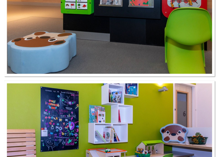 Aankleding wachtkamer kinderrevalidatie